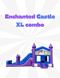 Enchanted Castle XL bounce house w/slide combo