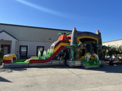 lava 1704923715 Lava Raptor XL bounce house w/slide combo