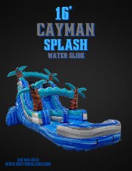 16' Cayman Splash water slide