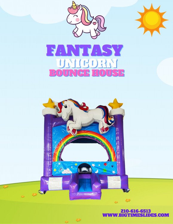 Fantasy Unicorn bounce house