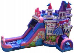 IMG 5264 1709339670 1 Princess Castle bounce house w/slide combo