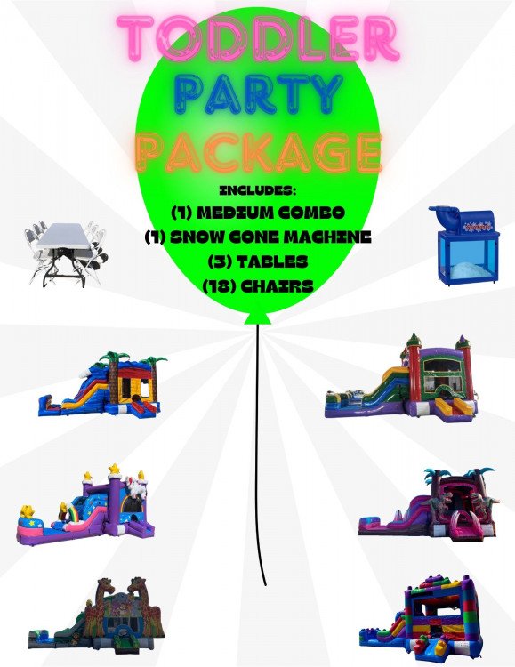 Toddler party package