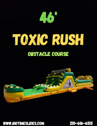 46' Toxic Rush wet/dry obstacle course