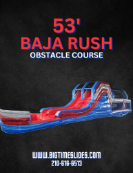 53' Baja Rush wet/dry obstacle course