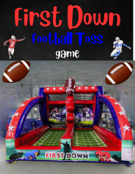 First Down football toss game