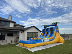1620lava20falls20yard20set20up 1754241277 16' Lava Falls double lane water slide