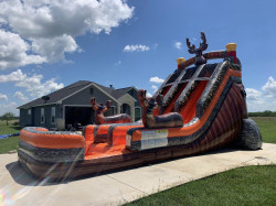 b2 1684375953 20' Buck Shot double lane water slide