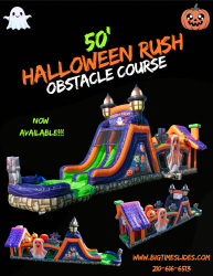 50' Halloween Rush obstacle course