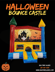 Halloween bounce castle