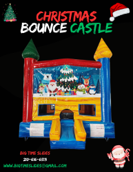 Christmas bounce castle