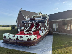 rr10 1760645414 16' Rodeo Rush double lane water slide