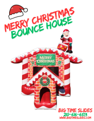 Merry Christmas bounce house