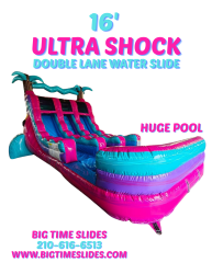 1620Ultra20shock20double20lane20water20slide 1768581758 1 16' Ultra Shock double lane water slide