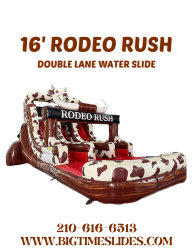 16' Rodeo Rush double lane water slide 16rodeo20Rush202 1767813136 1 16' Rodeo Rush double lane water slide