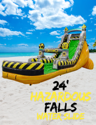 24' Hazardous Falls water slide