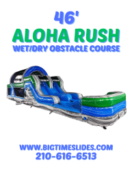 46' Aloha Rush wet/dry obstacle course