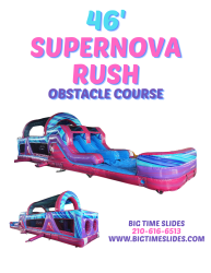 46' Supernova Rush wet/dry obstacle course