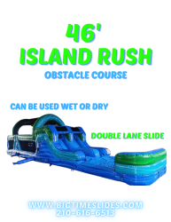 46' Island Rush wet/dry obstacle course