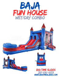 Baja Fun House w/double lane slide combo (wet/dry)