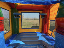 pt3 1767728540 1 Happy Easter bounce house w/slide combo (wet/dry)