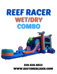 Reef Racer XL bounce house w/slide combo