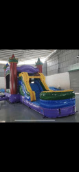 ec2 1696525175 Euro Castle bounce house w/slide combo (wet/dry)