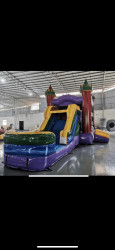 ec4 1696525175 Euro Castle bounce house w/slide combo (wet/dry)