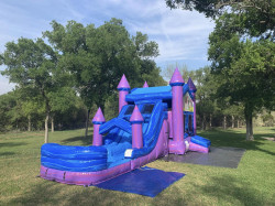 ent2 1678846950 Enchanted Castle XL bounce house w/slide combo (wet/dry)