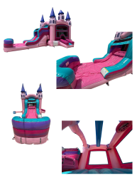 gr20pics201 1767881115 Grand Royal Castle bounce house w/slide combo (wet/dry)