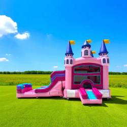 grai 1768835349 Grand Royal Castle bounce house w/slide combo (wet/dry)