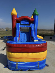pt2 1767728539 Happy Easter bounce house w/slide combo (wet/dry)