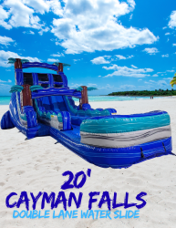 20' Cayman Falls double lane water slide