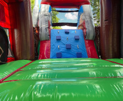Farm20Combo20single20lane204 1773929601 Farm House bounce house w/slide combo (Wet/Dry)